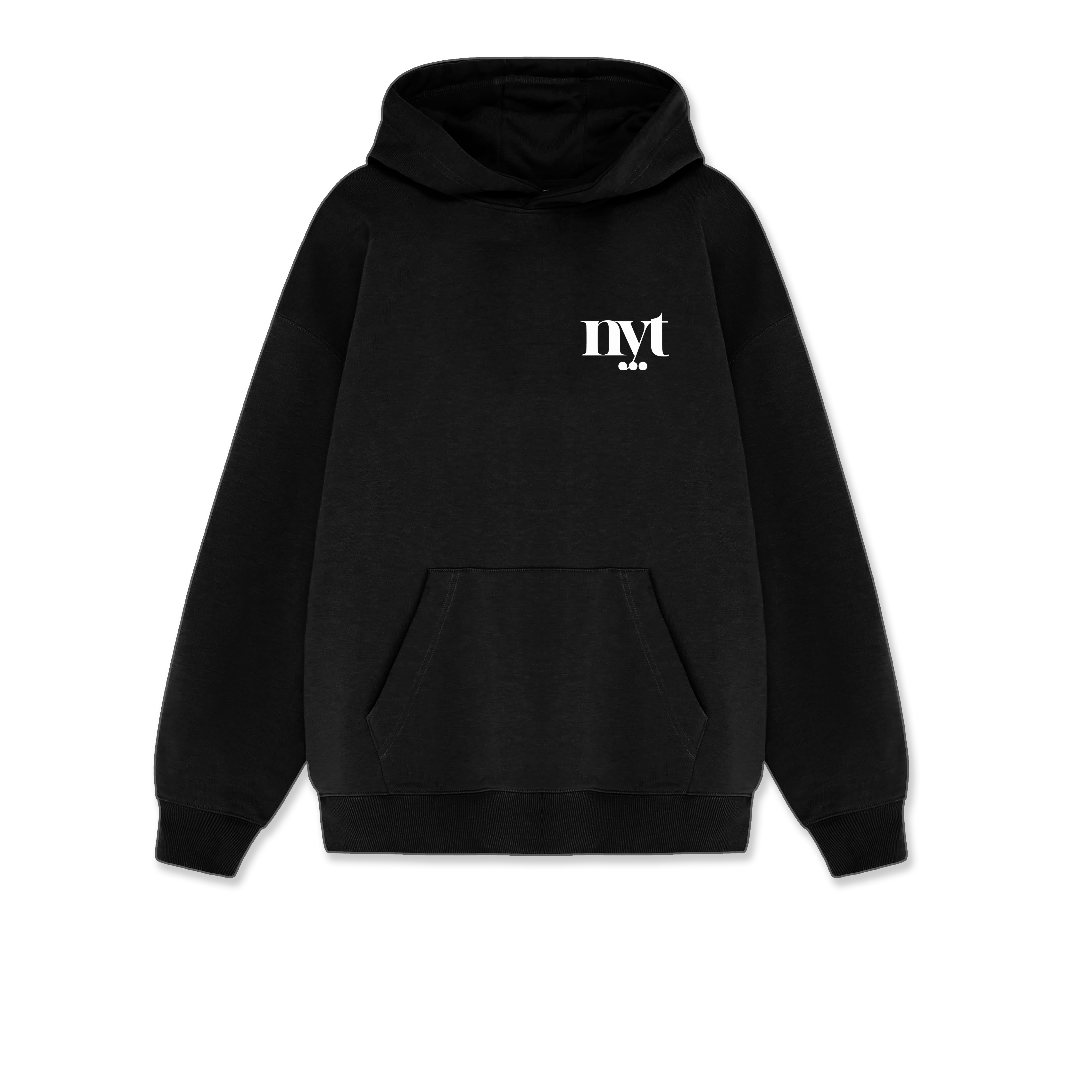 Not Your Typical Hoodie - Black/White/Red - Image 1